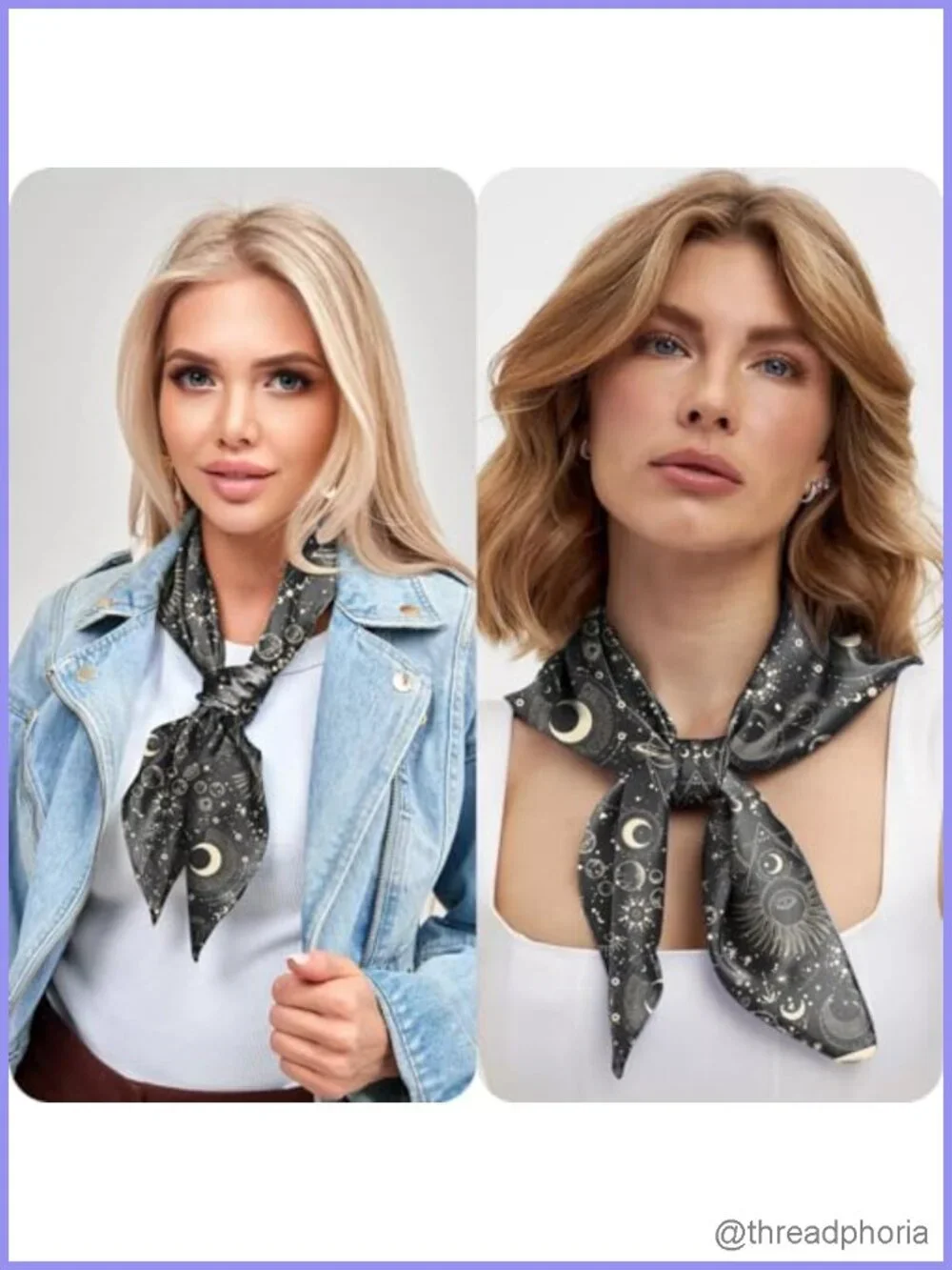 Silk Feeling Large Square Scarf Satin Head Wrap Hair Bandana 27.5 Inch
